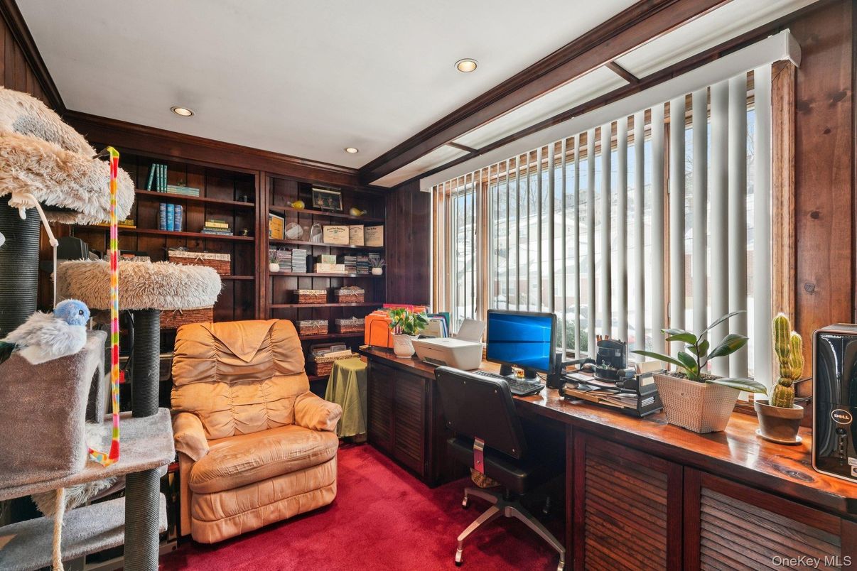 Home Office, Interior, Recessed Lighting