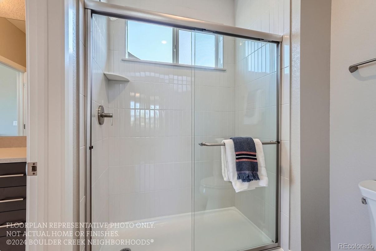 Bathroom, Glass Shower, Interior