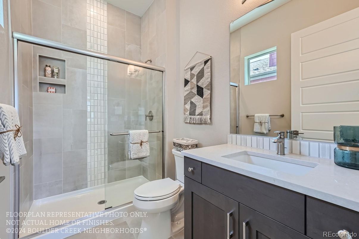 Bathroom, Glass Shower, Interior