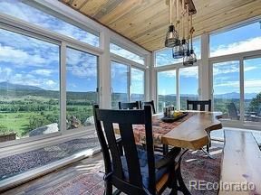 Dining room, Interior, Pendant Lights, Sun Room, Water, Wooden Ceilings, Wood Texture Flooring