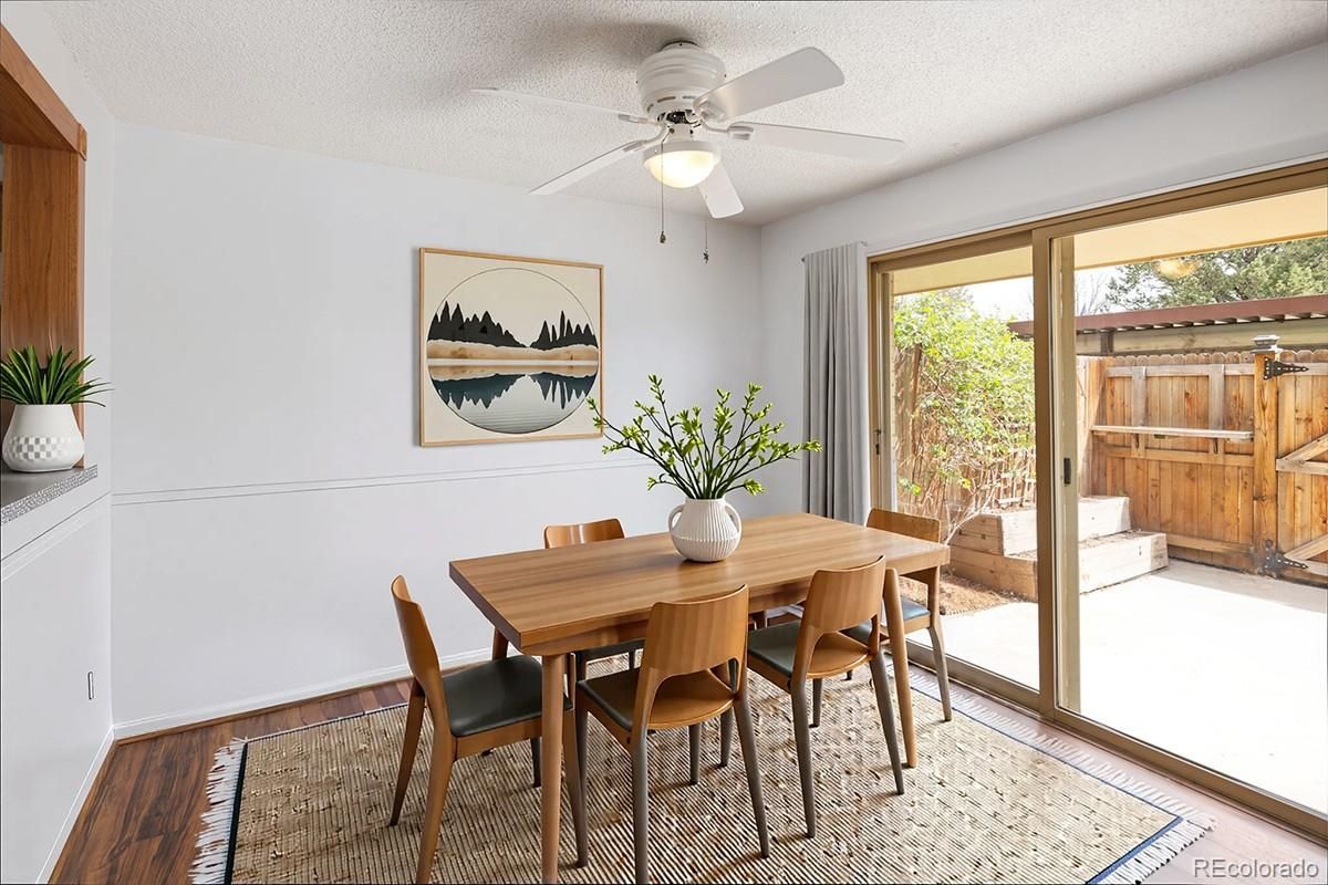 Dining room, Interior, Wood Texture Flooring