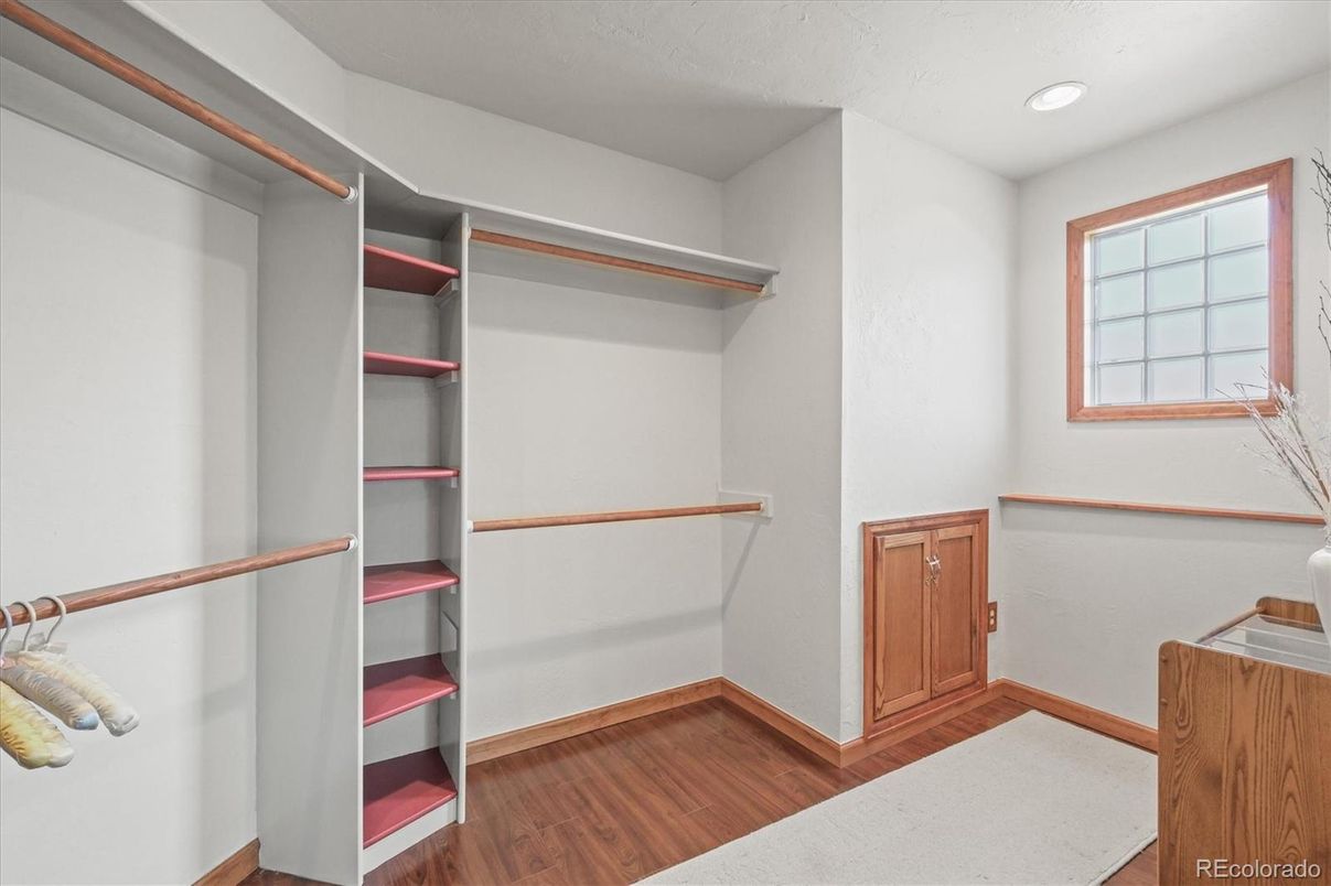 Interior, Recessed Lighting, Walk-in Closets, Wood Texture Flooring