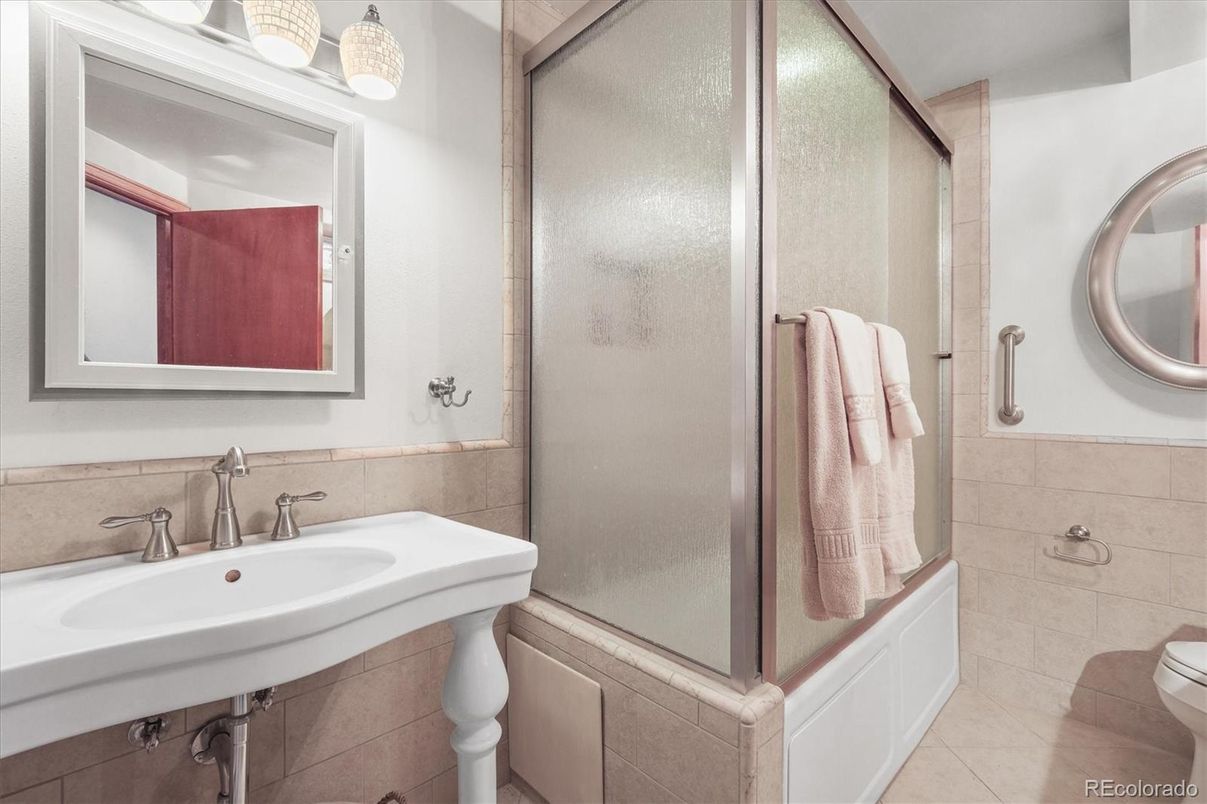 Bathroom, Glass Shower, Interior