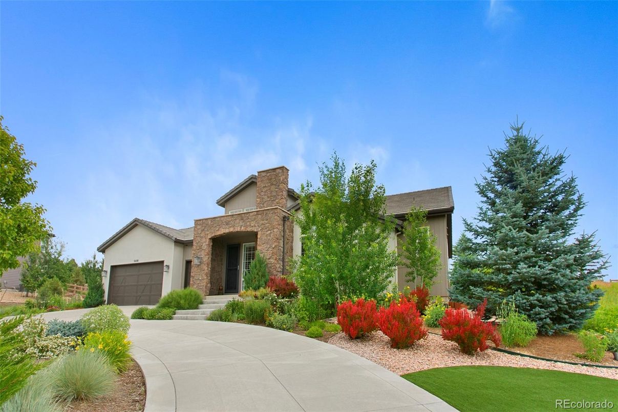 Attached, Exterior, Facade, Brick Facade, Spanish Mediterranean