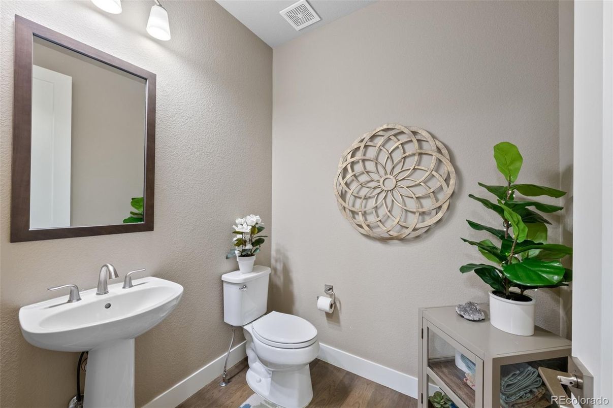 Bathroom, Interior, Wood Texture Flooring