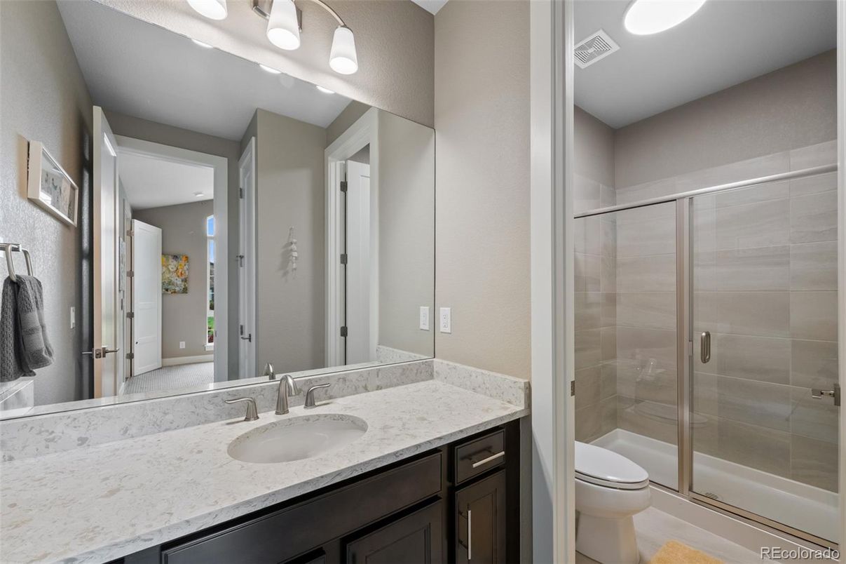 Bathroom, Glass Shower, Interior