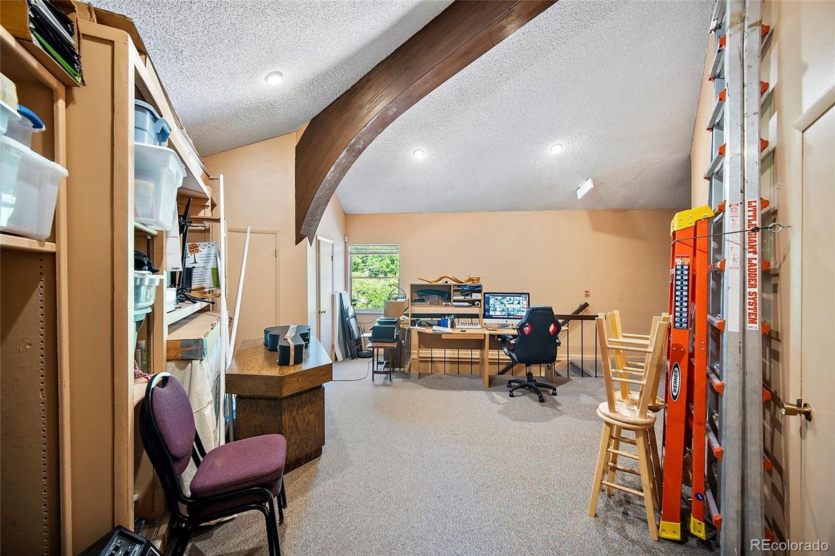 Home Office, Interior, Recessed Lighting