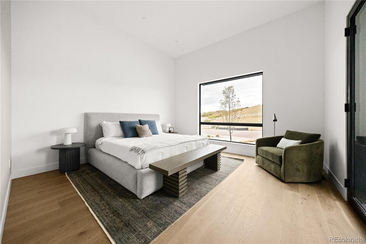 Bedroom, Interior, Wood Texture Flooring