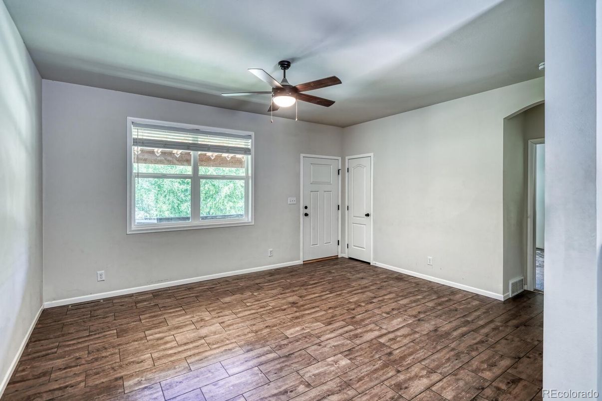 Empty room, Interior, Wood Texture Flooring