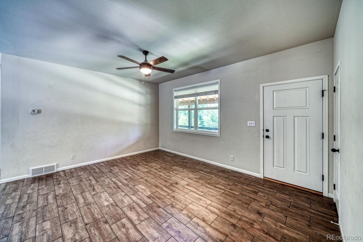 Empty room, Interior, Wood Texture Flooring