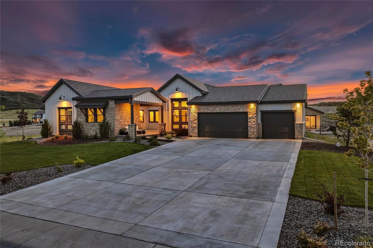 Attached, Backyard, Exterior, Facade, Brick Traditional