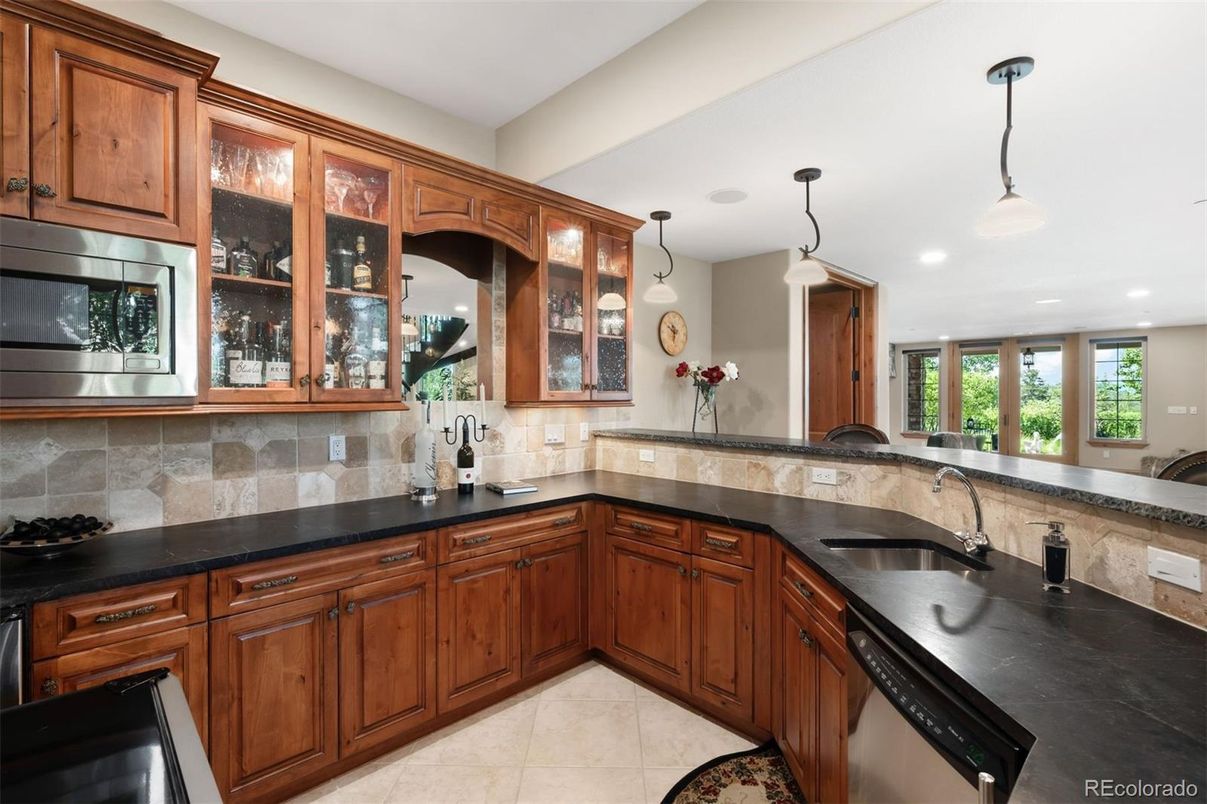 Interior, Kitchen, Pendant Lights, Recessed Lighting