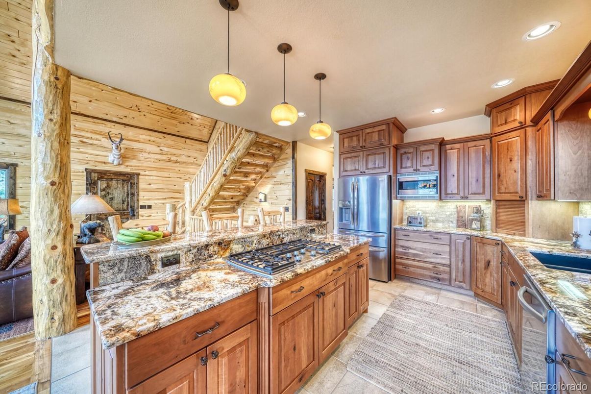 Interior, Kitchen, Pendant Lights, Recessed Lighting