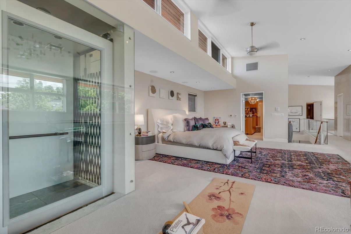 Bedroom, Interior, Recessed Lighting