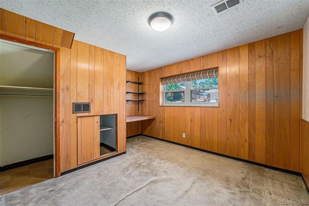 Empty room, Interior, Wooden Walls