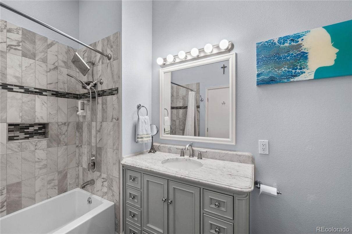 Bathroom, Interior, Marble Walls