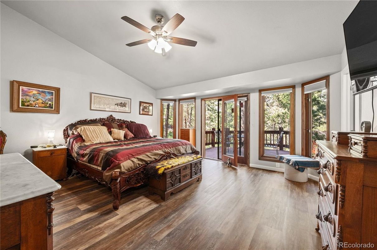Bedroom, Interior, Wood Texture Flooring
