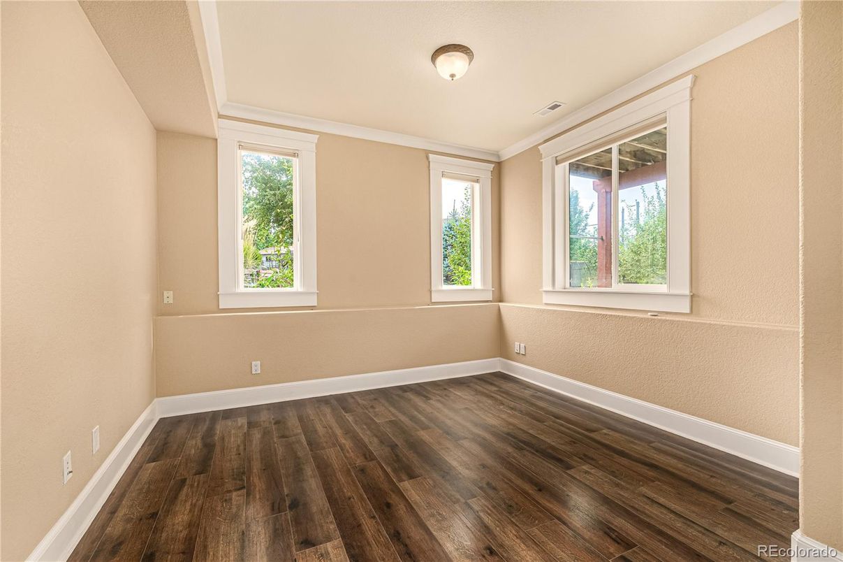 Empty room, Interior, Wood Texture Flooring