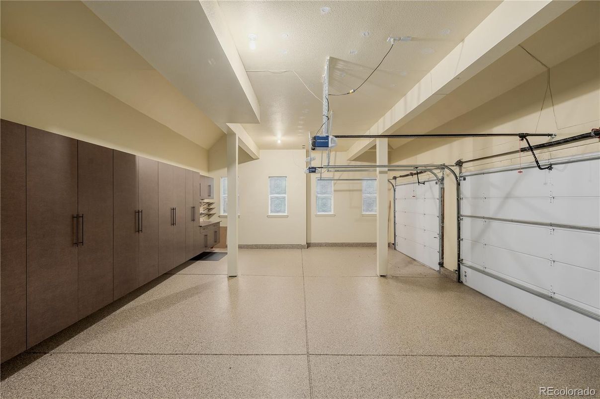 Garage, Interior, Recessed Lighting