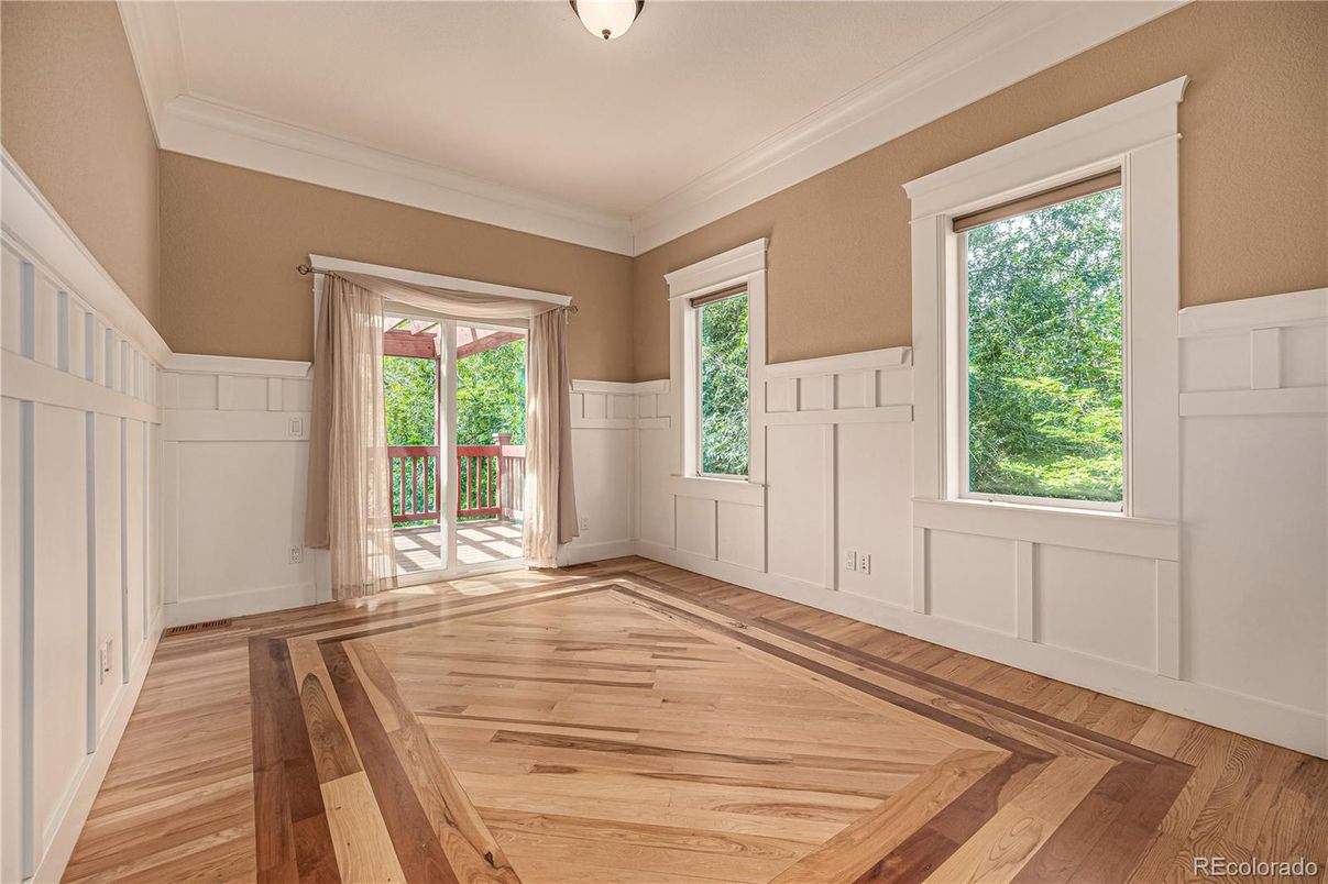 Empty room, Interior, Wood Texture Flooring