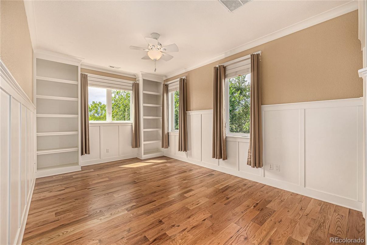 Empty room, Interior, Wood Texture Flooring