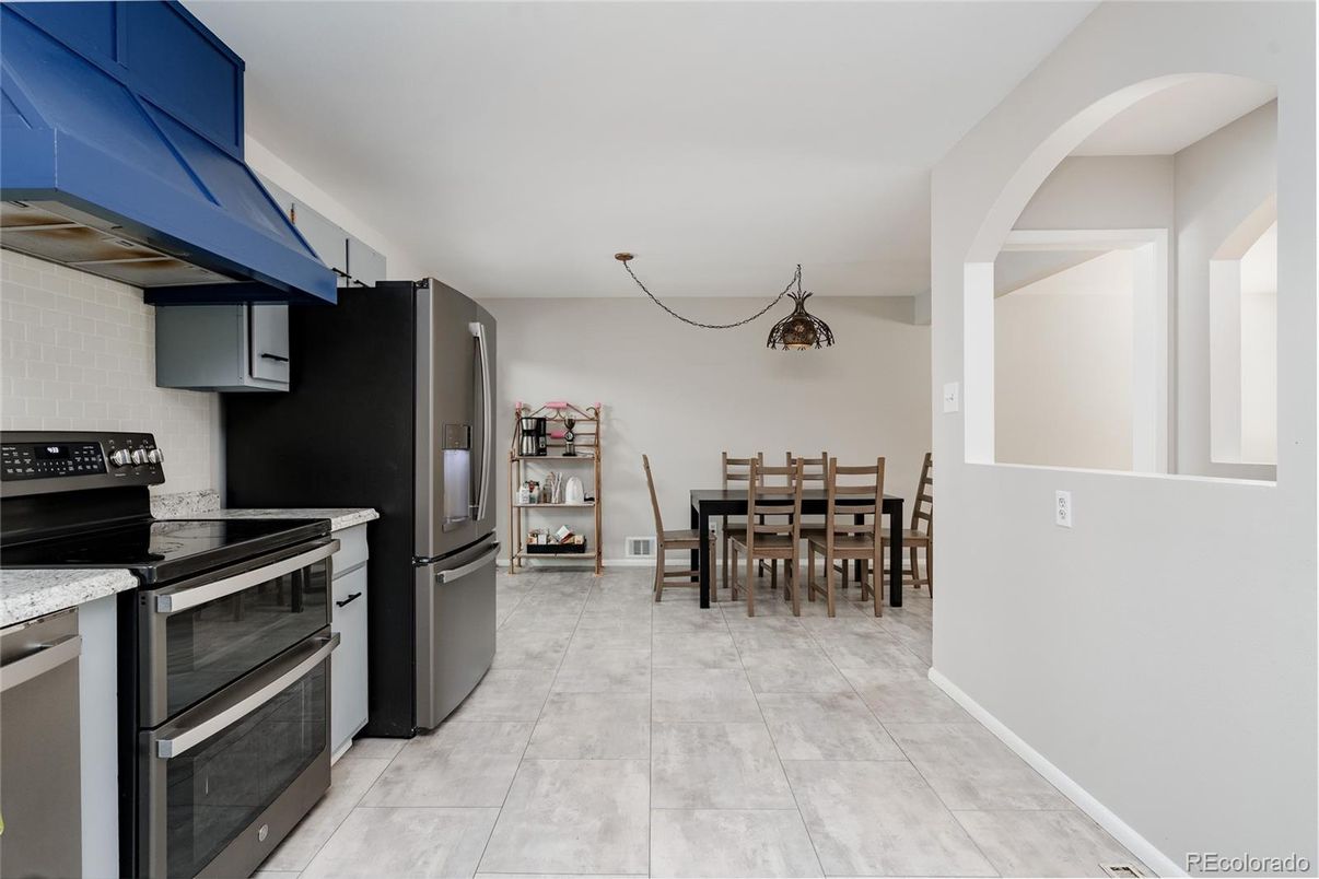 Dining room, Interior, Kitchen