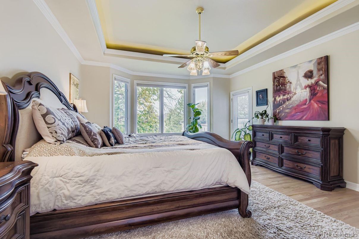Bedroom, Interior, Wood Texture Flooring