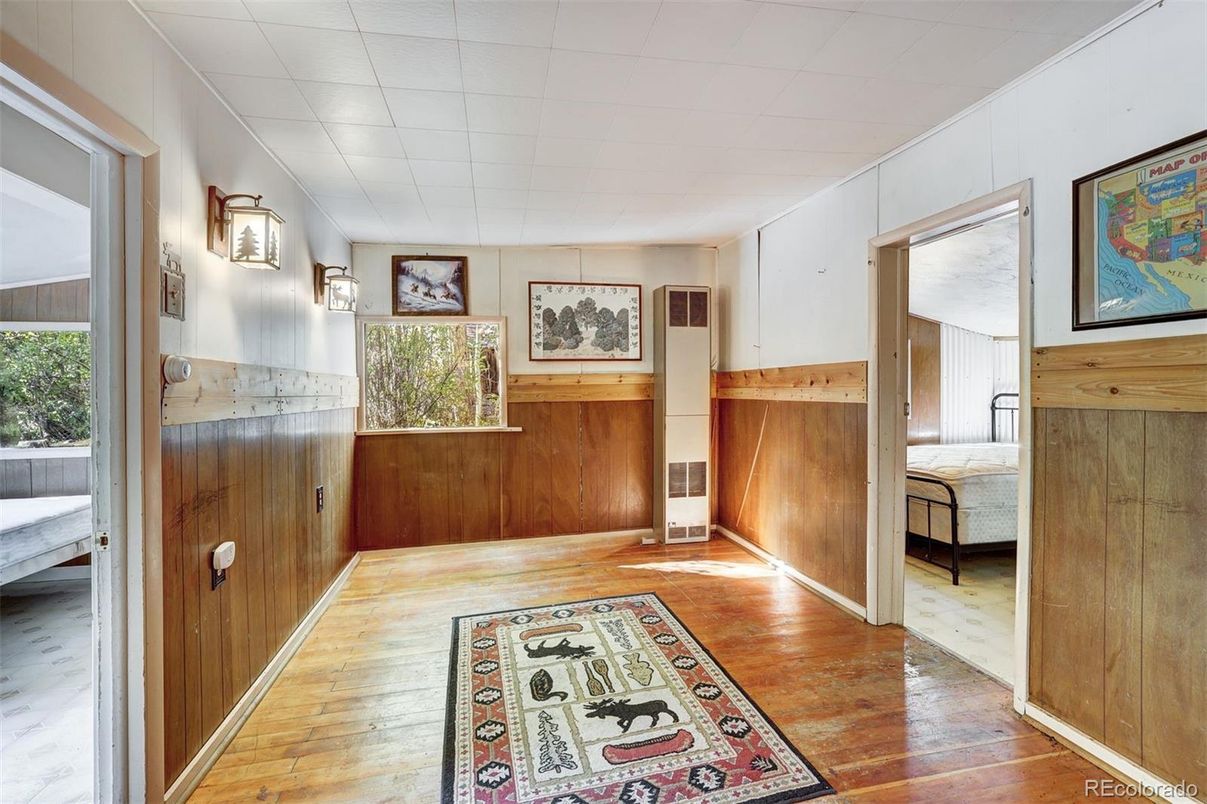 Interior, Wood Texture Flooring, Wooden Walls