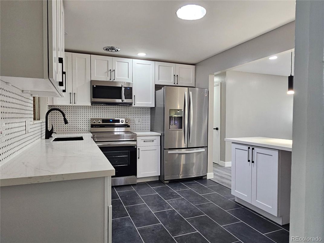 Interior, Kitchen, Recessed Lighting, Stainless Steel Appliances