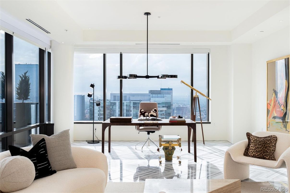 Home Office, Interior, Living room, Pendant Lights, Recessed Lighting, Water