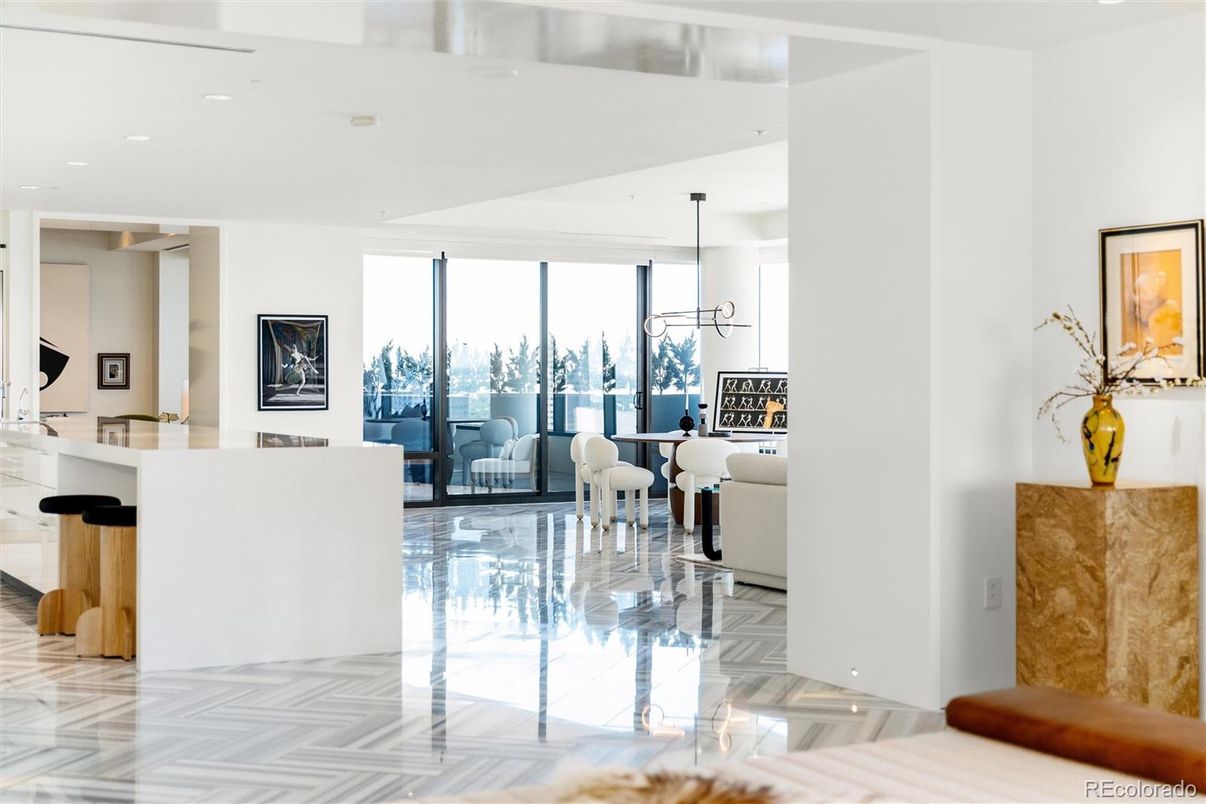 Interior, Marble, Pendant Lights, Recessed Lighting