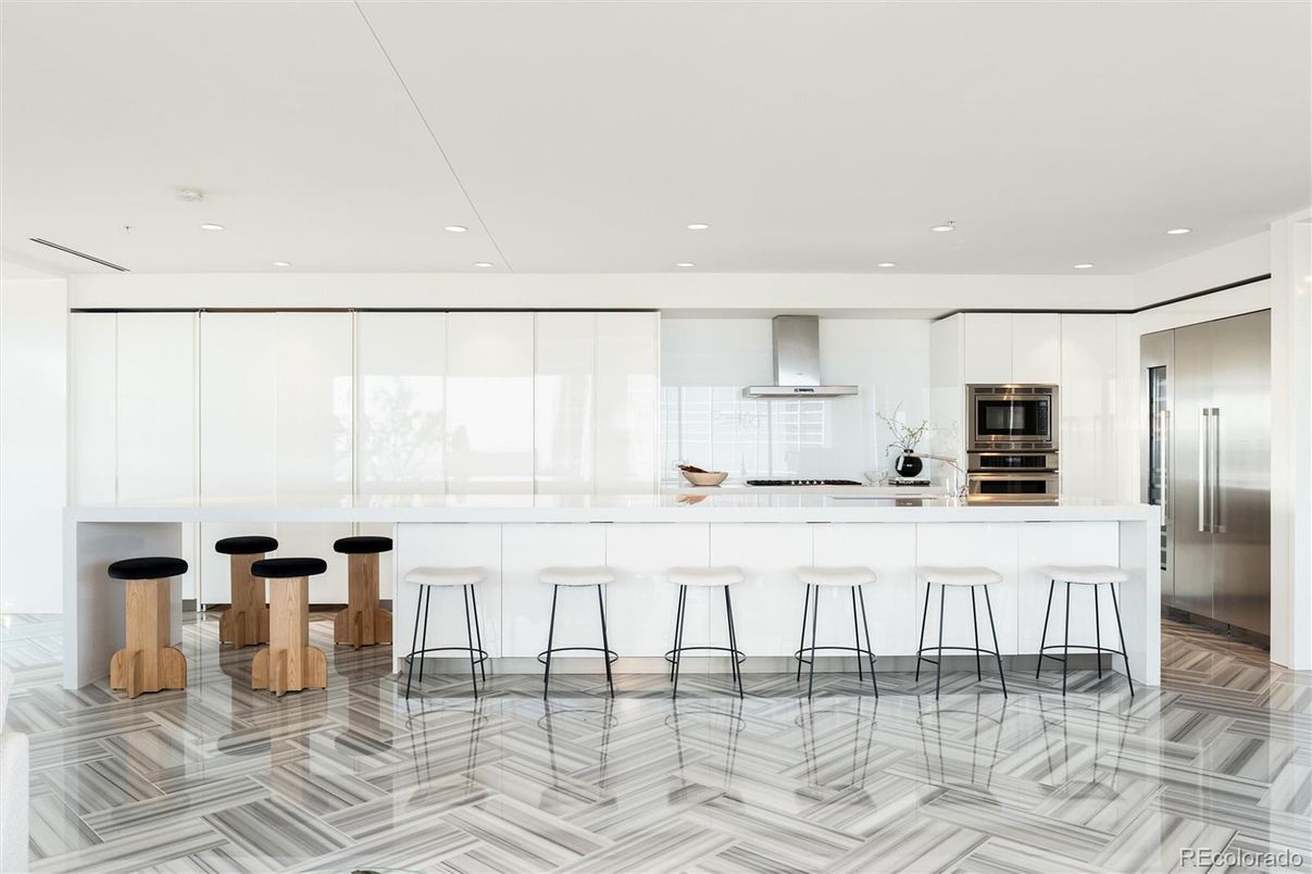 Interior, Kitchen, Recessed Lighting, Stainless Steel Appliances