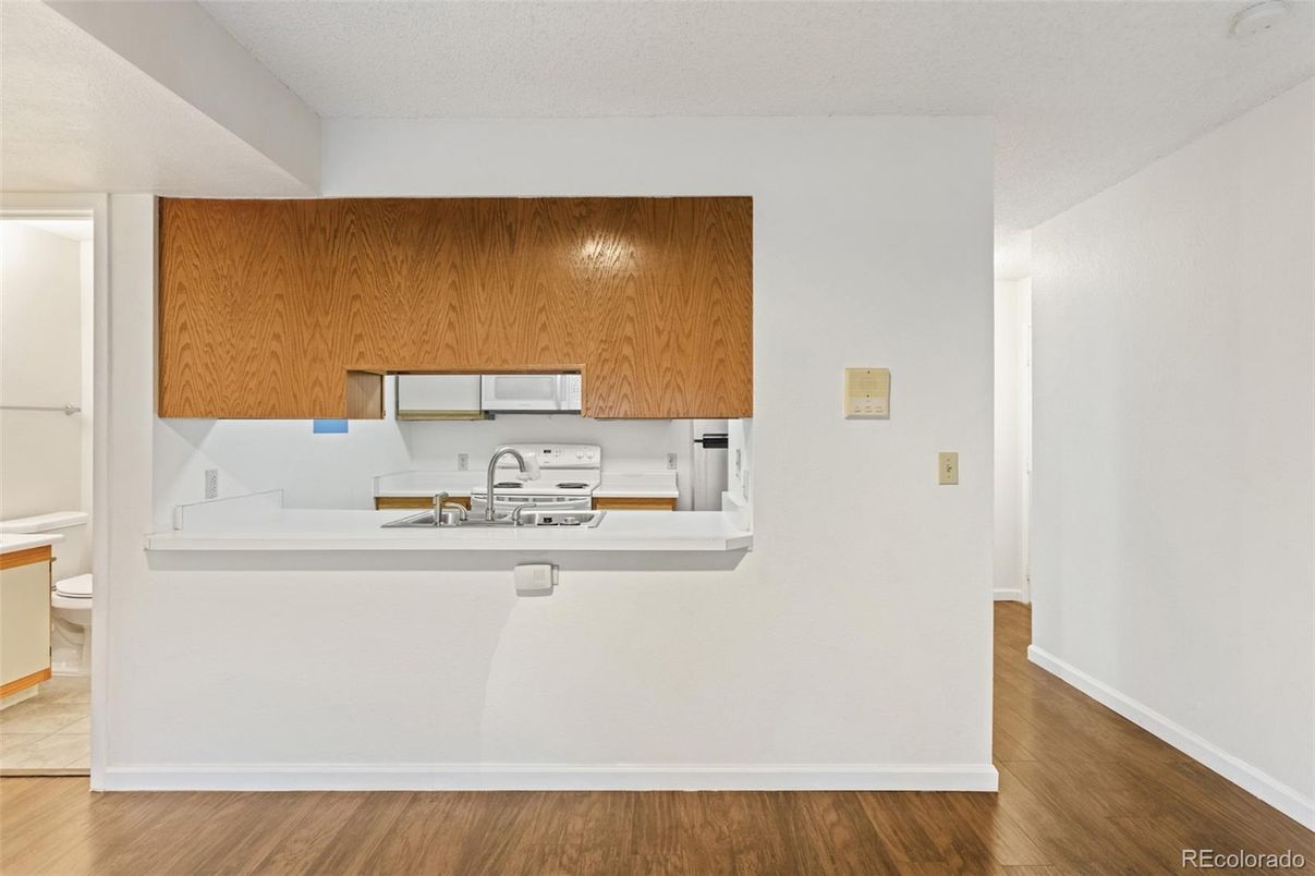 Interior, Kitchen, Wood Texture Flooring