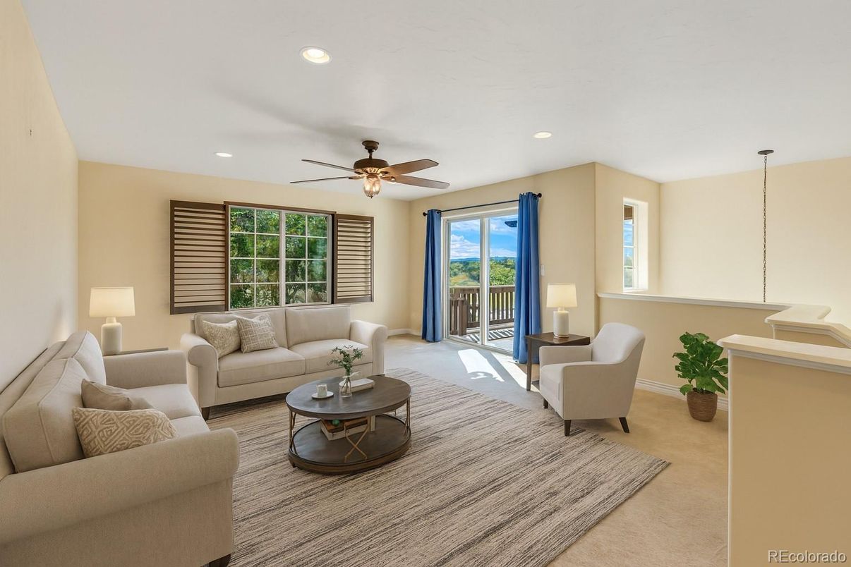 Interior, Living room, Recessed Lighting