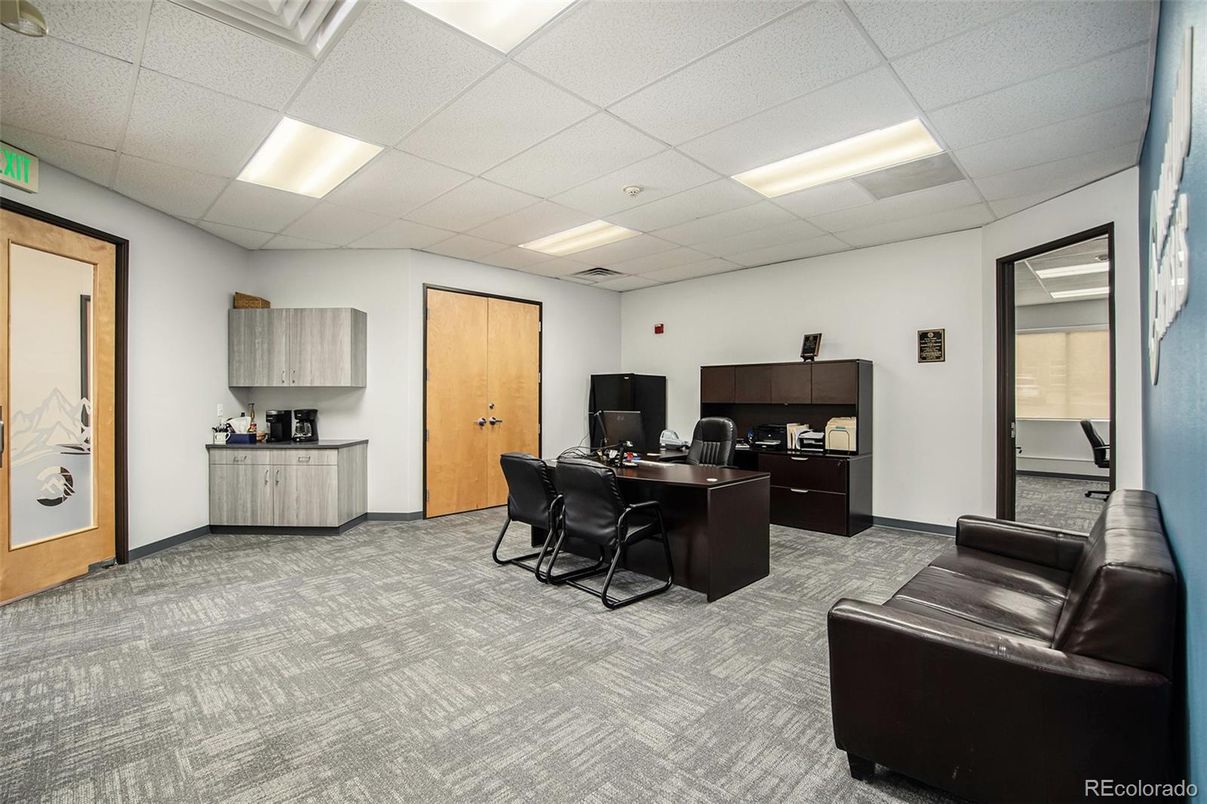 Home Office, Interior, Recessed Lighting