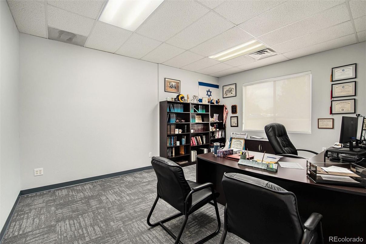 Home Office, Interior, Recessed Lighting