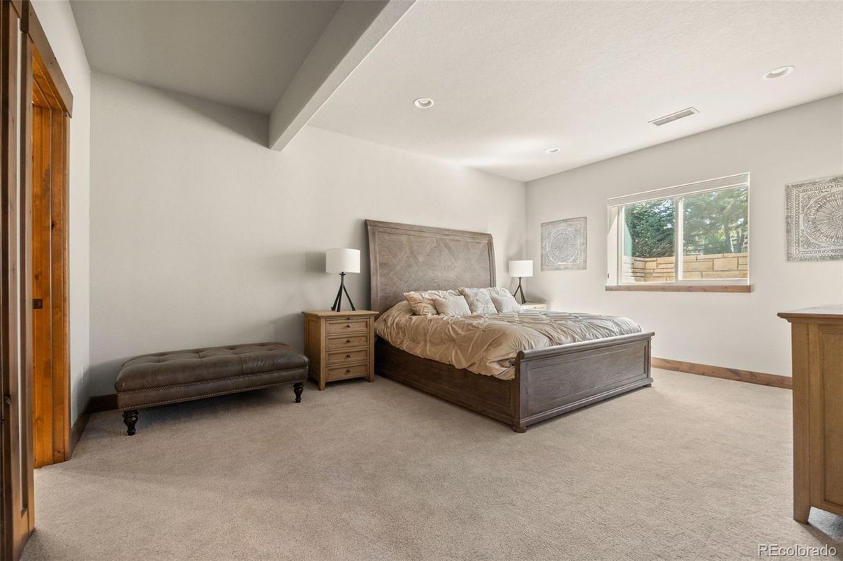 Bedroom, Interior, Recessed Lighting