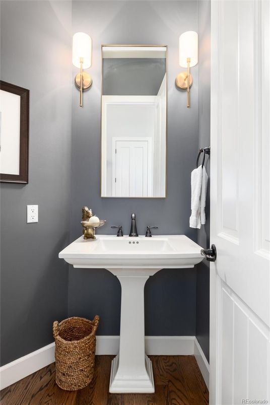 Bathroom, Interior, Wood Texture Flooring