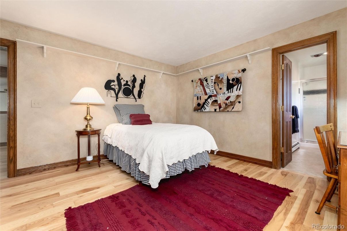 Bedroom, Interior, Wood Texture Flooring