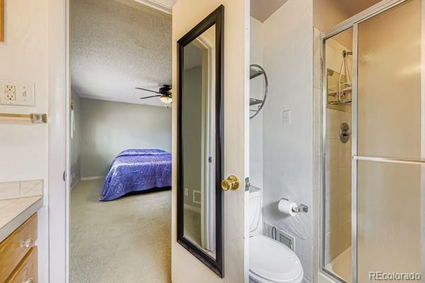 Bathroom, Bedroom, Glass Shower, Interior