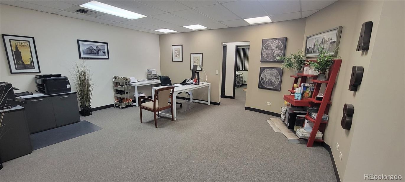 Home Office, Interior, Recessed Lighting