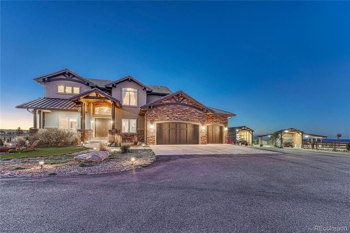 Attached, Backyard, Exterior, Facade, Log Home