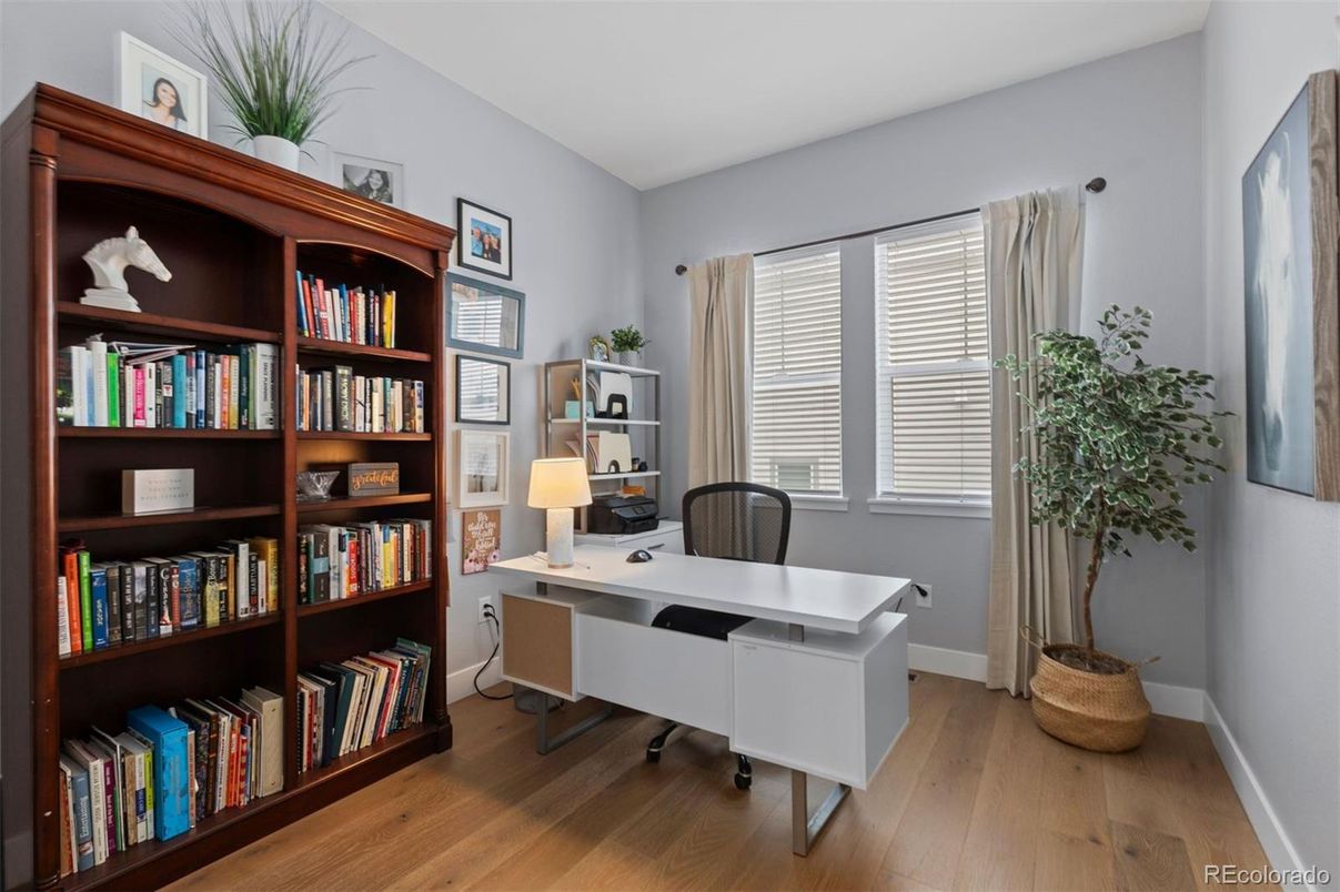 Home Office, Interior, Wood Texture Flooring