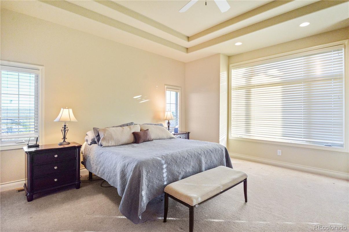 Bedroom, Interior, Recessed Lighting