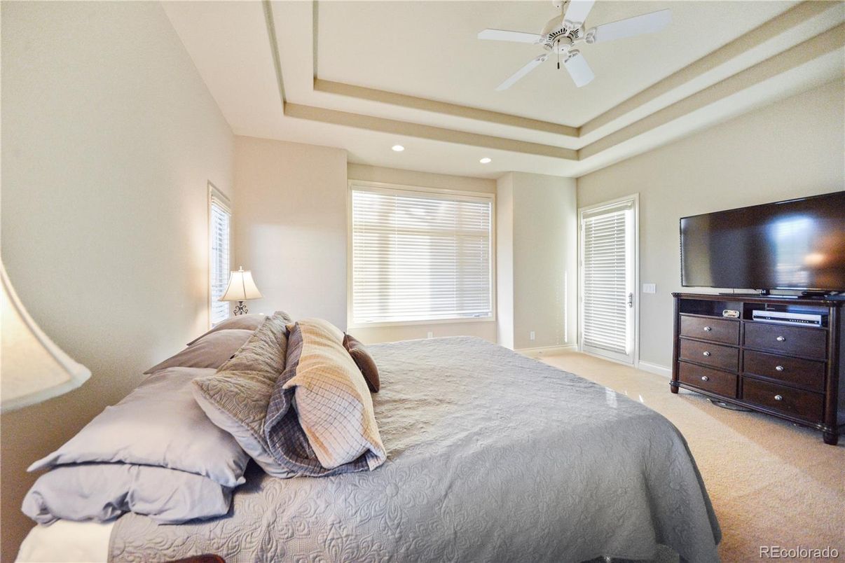 Bedroom, Interior, Recessed Lighting