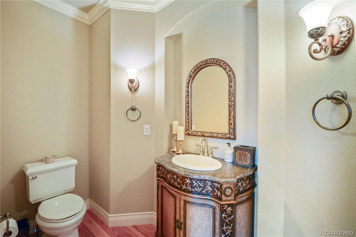 Bathroom, Interior, Wood Texture Flooring