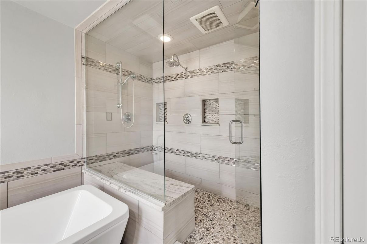 Bathroom, Glass Shower, Interior