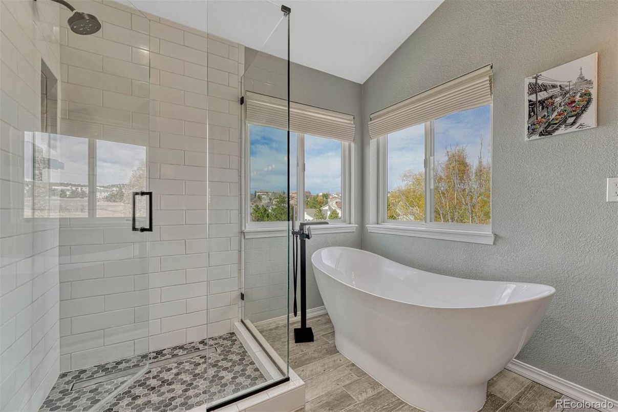 Bathroom, Free Standing Baths, Glass Shower, Interior