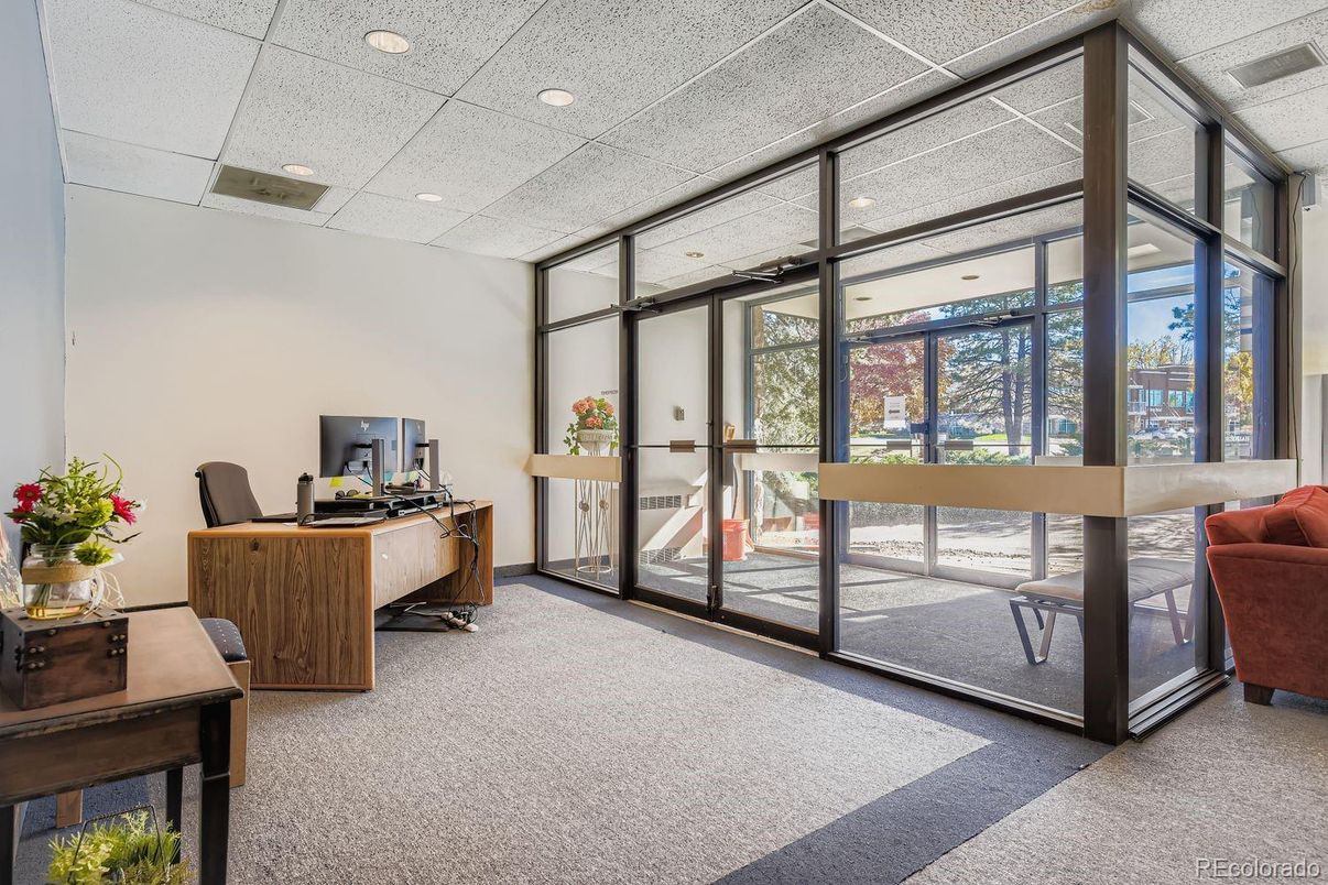 Home Office, Interior, Recessed Lighting