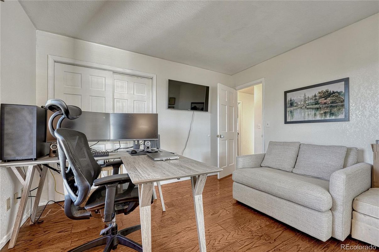 Home Office, Interior, Wood Texture Flooring